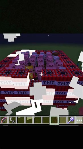 Minecraft TNT exploration | minecraft shorts #noads