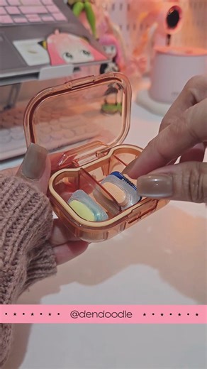 💊 restocking my mini portable medicine box#medicine #medicinebox #medicinekit #aesthetic #storage