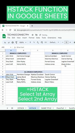VSTACK FUNCTION #ExcelTutorial #SheetSquad #SheetSavvy #ExcelFunctions #SheetSecrets #viralpost2023 #ExcelTips #ExcelMastery #SheetsSimplified #exceltipsandtricks #SheetOnTheGo #ExcelFormulas #ExcelHacks #ExcelTricks #Excel #viralreels #adsonreels #adsonreelsmonization #instreamadsmonetization #viralvideo #How #DataManipulation | Technoconnectph