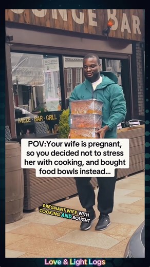 3.4K views · 20 reactions | Guy Decided Not to Stress His Pregnant Wife With Cooking & Bought Food Bowls Instead | Beautiful ❤️. #SupportivePartner #PregnancyJourney #FoodLove ❤️ #OMG #usaviralreels #usaviral #usareels #viralreelsfb #trendingreels #shorts | Love & Light Logs | Facebook