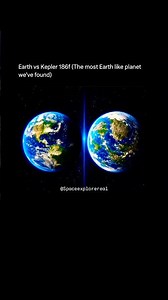 🌍🌏 EARTH VS. KEPLER-186f — HOW SIMILAR ARE THEY? 🤯 #space #universe #earth #kep1er #viral #shorts