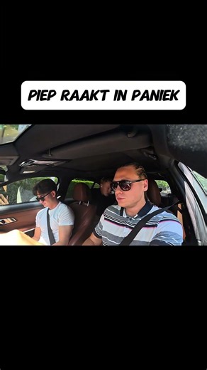 Piep raakt in paniek