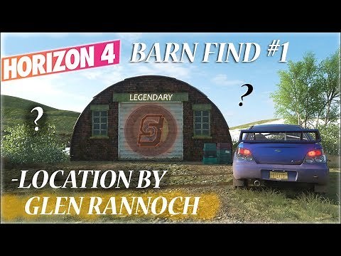 Forza Horizon 4 First Barn Find Location Guide - Forza Horizon 4 Barn Finds Glen Rannoch Location