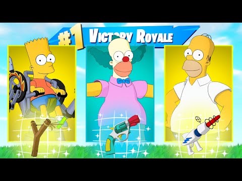 One Simpsons Weapon ONLY Challenge In Fortnite