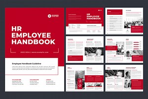 HR / Employee Handbook Template, a Brochure Template by afsar.hossain