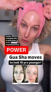 5.6K views · 2.1K reactions | 6 Gua Sha Power Moves to take a decade...