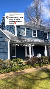 6K views · 43 reactions | Love how much character the portico added to our home. | The Cozy Colonial | Facebook
