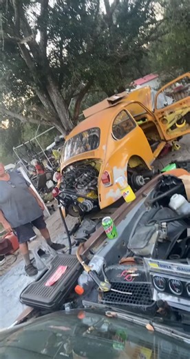 Just a normal day doin what we love, ls swapped bug!!! Few more things to tie up and go for a test drive