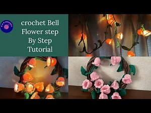 Crochet Bell Flower Step By Step Tutorial | Easy DIY Floral Crafts | H & S Crochet House