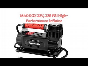 UNBOXING MADDOX 12V, 125 PSI High-Performance Inflator
