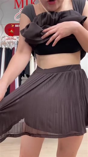 Tiana Micro Pleated Ruffles Mesh Skirt Review