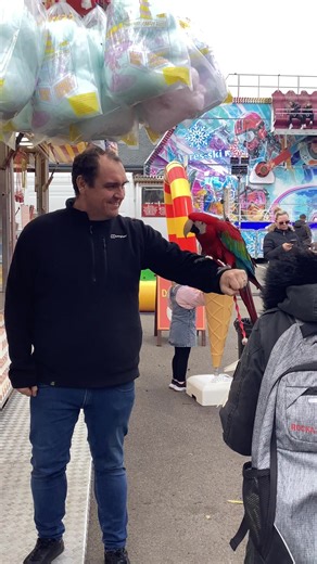 Surprise Visitor at Mega Carnival in Oban