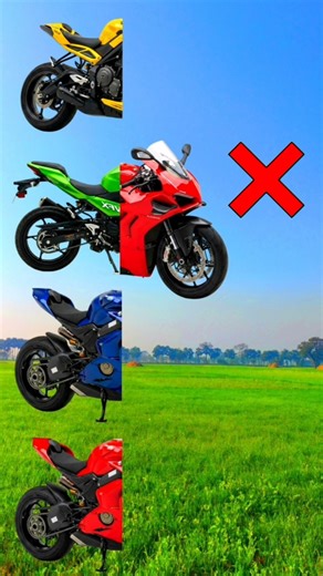 Green Bike Matching Colour Kids Challenge 🏍️ #shortsfeed #youtubeshorts #shorts