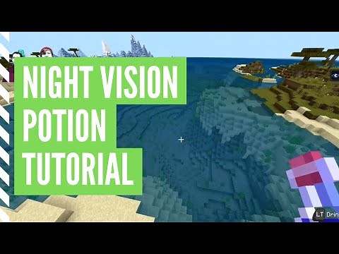 How To Make A NIGHT VISION POTION In Minecraft