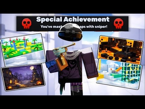 Beating EVERY MAP With (SNIPER ONLY!) Roblox Rivals