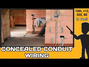 CONCEALED CONDUIT WIRING