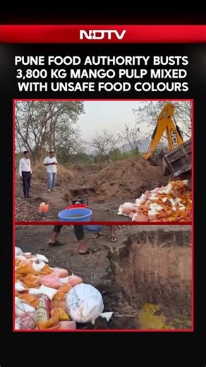 Maharashtra News | Pune Food Authority Busts 3,800 Kg Mango Pulp Mixed With Unsafe Food Colours