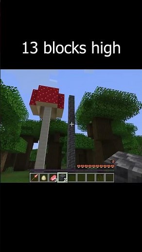 I found a giant mushroom in Minecraft! 🤯 #minecraft #shorts