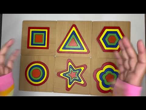 Sorting Puzzle: Big to Small Shapes by Color | Educational Puzzle for Kids