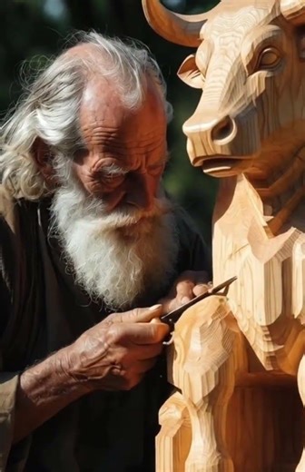 Master carving Wooden Animals #carving