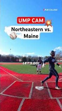 UMP CAM: Northeastern Baseball vs. Maine.