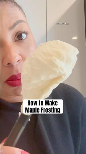 Maple Butter but make it Frosting! #easyrecipe #cake
