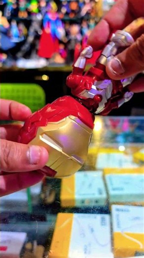 🔥 Iron Man Spinning Head Toy Unboxing! 🤖⚡#IronMan #ToyUnboxing #MarvelToys #SpinningToy #Shorts
