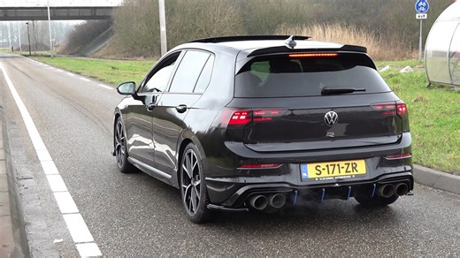 Golf 8 R Stage 2 – Loud Revs & Launch Control!