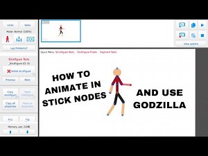 How to animate and get a Godzilla in Stick Nodes - Stick Nodes Basic Tutorial