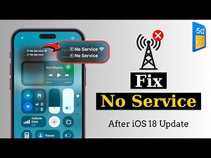 How To Fix No Service on iPhone After iOS 18 Update | iPhone No Service Issue (Solved)