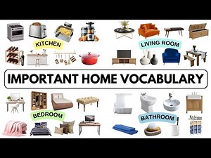 Essential Home Words in English | Must-Know Home Vocabulary for Everyday Use
