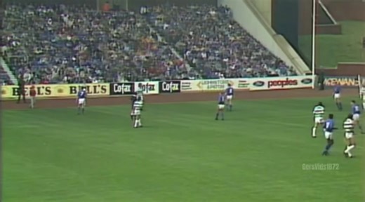 This game and result was massive at the game, it still is. I’d never seen us Beat Celtic by such a huge score. The mad thing was there was still about 20 mins of the game to go after we scored the fifth goal. We could have got 6 or 7. And THAT Celtic team was rammed full of Celtic fans that hated us. It’s famous for THAT Ray Wilkins goal. It over shadows another cracker from Kevin Drinkell 💙 Were you there? I was in the main stand with my Dad 💙🏴󠁧󠁢󠁳󠁣󠁴󠁿🇬🇧😍🙏🏻 The Rangers line up: Chri