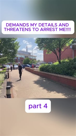 DEMANDS MY DETAILS AND THREATENS TO ARREST ME!!!#london #pinac #uk #cop