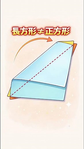 【線対称とは？】折ると重なる！対称の軸を見つけよう 1