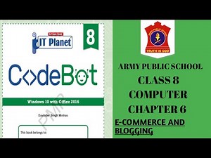 APS class 8 Computer | Chapter 6 | E-COMMERCE AND BLOGGING (EXERCISE) ‪@nksclasses‬