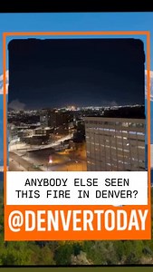 Fire spotted in downtown Denver near Uptown — appears to be some type of torch burning on top of a factory building 🔥🏭👀 Follow @denver_today for more Denver content! #denver #denvercolorado #colorado #303 | Denver Today