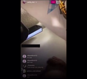 Blew Her Back Out: Girl Brags On Live While Getting Her Cheeks Clapped From The Back While On Percs!