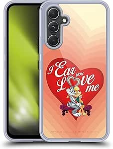 Head Case Designs Officially Licensed Looney Tunes Bugs Bunny Love Lola Bunny Season Gel Case [Military Grade Protection] Compatible with Samsung Galaxy A54 5G