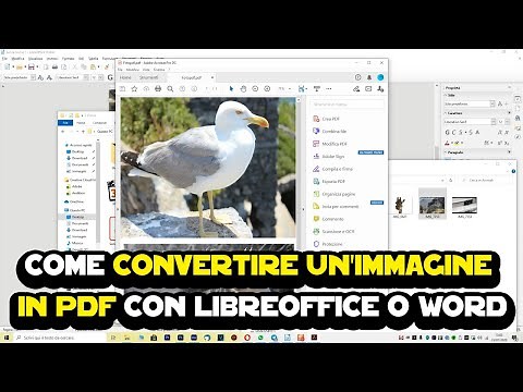 Come convertire un'immagine in PDF con LibreOffice o Word