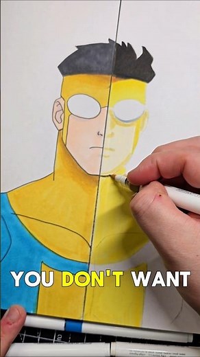 How To Color With Acrylic Paint Pens😱 #art #arttutorial #shorts
