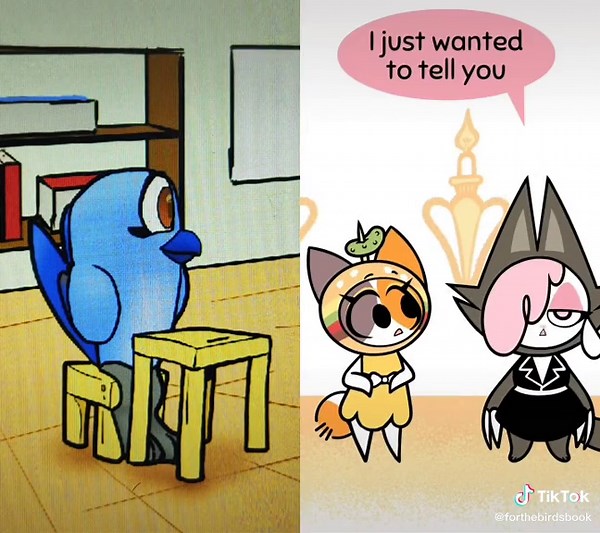 #duet with @chikn.nuggit #ForTheBirds #compliments #animatedtiktok #digitalanimation #animation #complimentsfromgirls