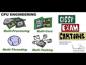 CISSP Cyber Security CPU Engineering (Multiprocessing, Multicore, Multithreaded, Multitasking) #cpu