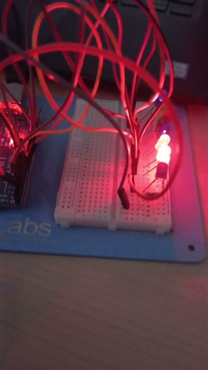 LED chaser #arduino #robotics #scienceexperiments #automation