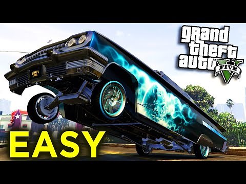 GTA 5 How To Put Hydraulics & Jump Your Lowrider Vehicles/Cars in GTA Online (LOWRIDERS DLC Update)