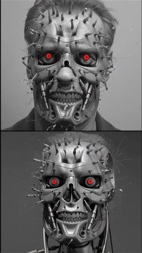 Terminator's face movements#music #robot #guardianterminator #aiart #scifi #terminator #ai #shorts