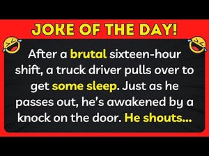 🤣 BEST JOKE OF THE DAY! - Delivery truck driver falls asleep but suddenly.... | Funny Dad Jokes 2026