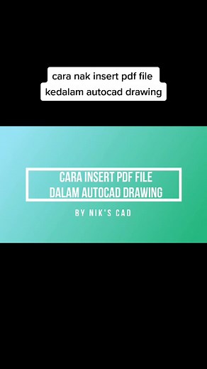 Pdf into autocad drawing #3ddrawing #autocad