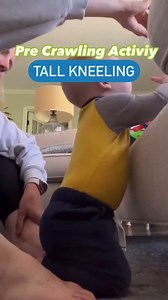 36 reactions · 20 comments | Is your baby struggling to crawl? Comment CTto learn why this happens and how to help! Tall kneeling is a great activity to build up hip strength in preparation for crawling on all fours!  It helps baby activate their glutes and core, essential muscles for crawling like a champ! Try adding it to your daily playtime routine! | Tots On Target | Facebook