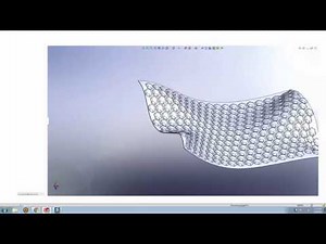 Complex Surface Pattern - Push Surface Deformation Method (SolidWorks Tutorial)