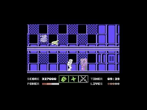 Bionic Ninja (C64) Gameplay